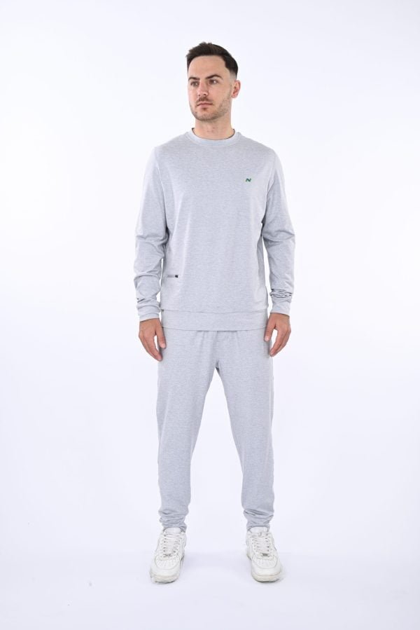 Platinum Heather Pullover with Hidden Pocket - Image 2