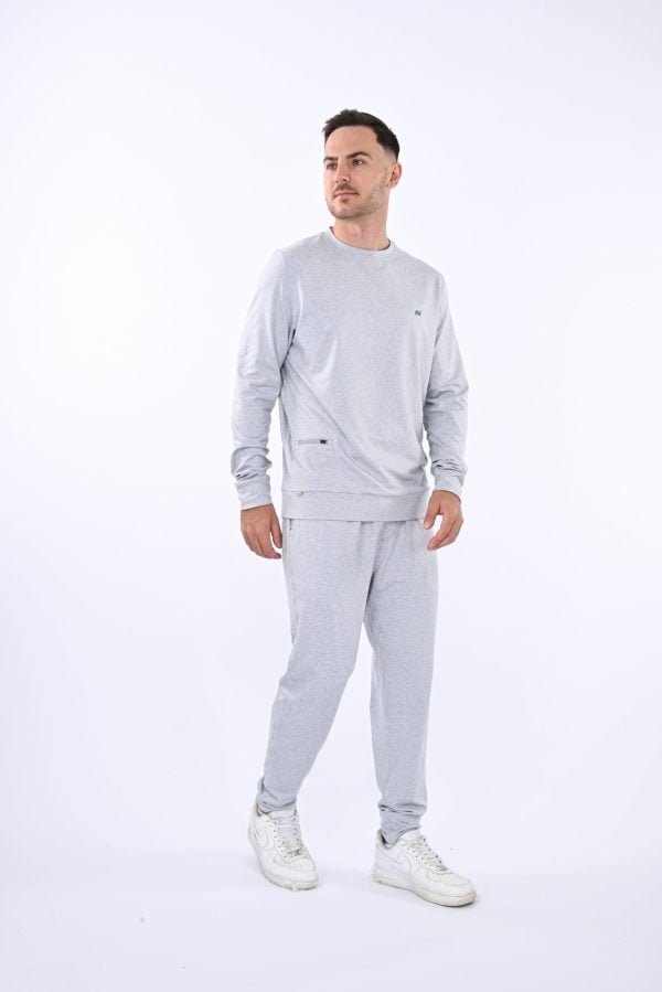 Platinum Heather Pullover with Hidden Pocket - Image 7