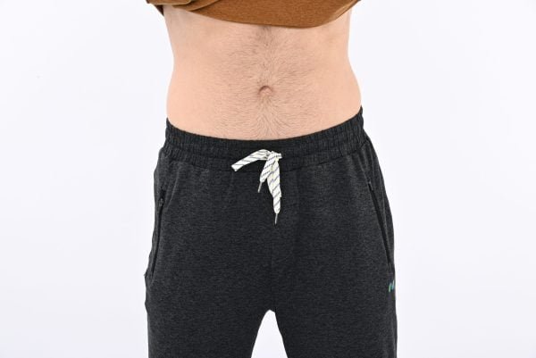 Charcoal Heather Drawstring Pants Classic - Image 5