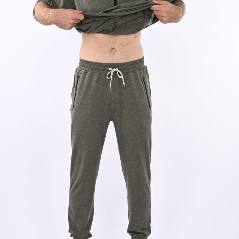 Oregano Heather Drawstring Pants Classic