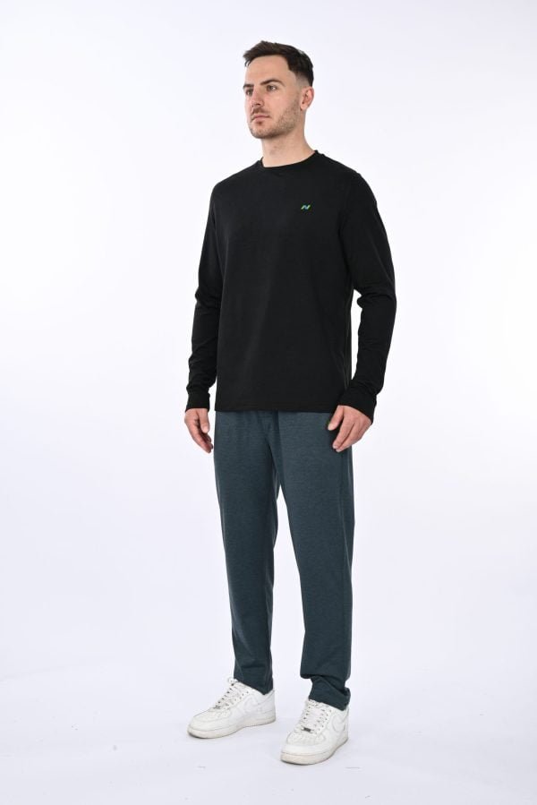 Black Heather Pullover Classic - Image 12