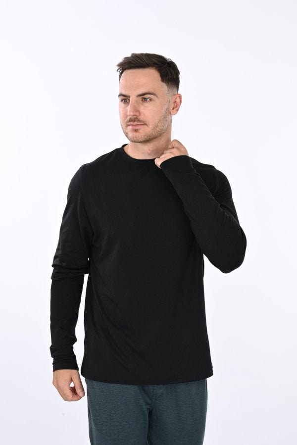 Black Heather Pullover Classic