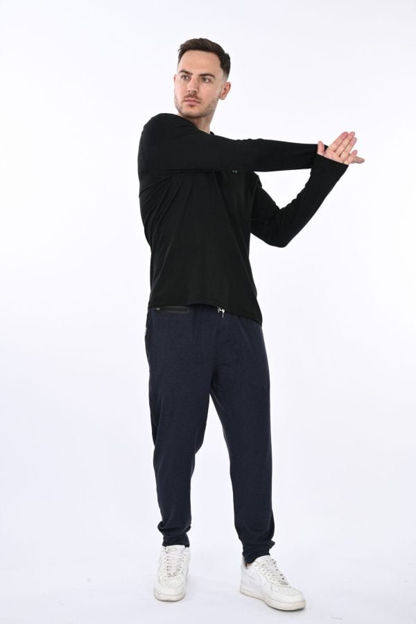 Black Heather Pullover - Image 4