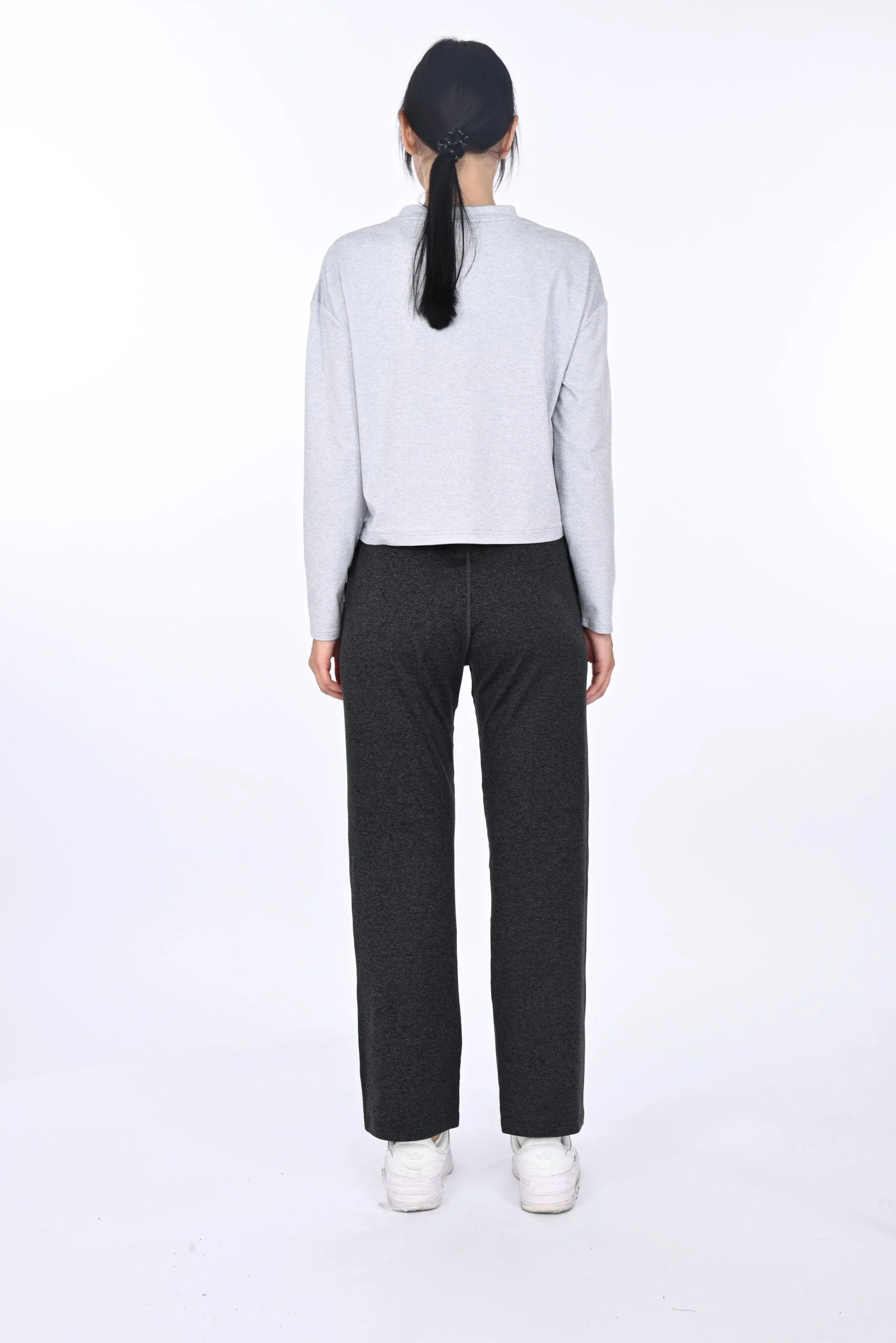 Platinum Heather Pullover Crop Top - Image 5