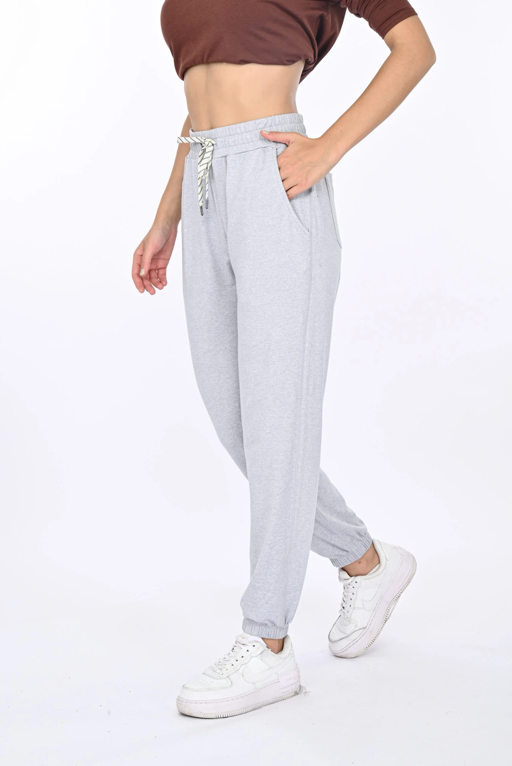 Platinum Heather Drawstring Pants