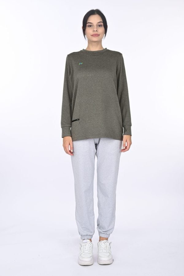 Oregano Heather Pullover Classic - Image 9