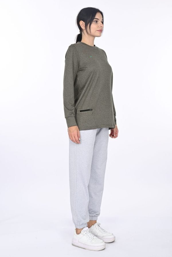 Oregano Heather Pullover Classic - Image 8
