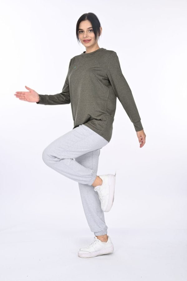 Oregano Heather Pullover Classic - Image 6