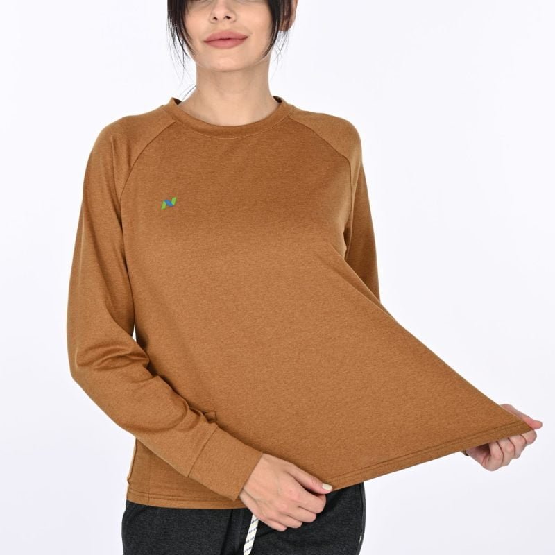 Walnut Heather Pullover Classic