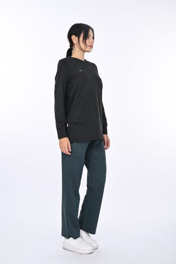 Charcoal Heather Pullover Classic - Image 6