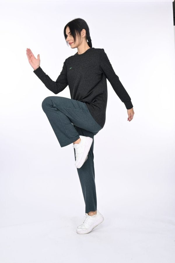 Charcoal Heather Pullover Classic - Image 3