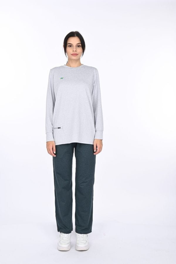 Platinum Heather Pullover Classic - Image 3