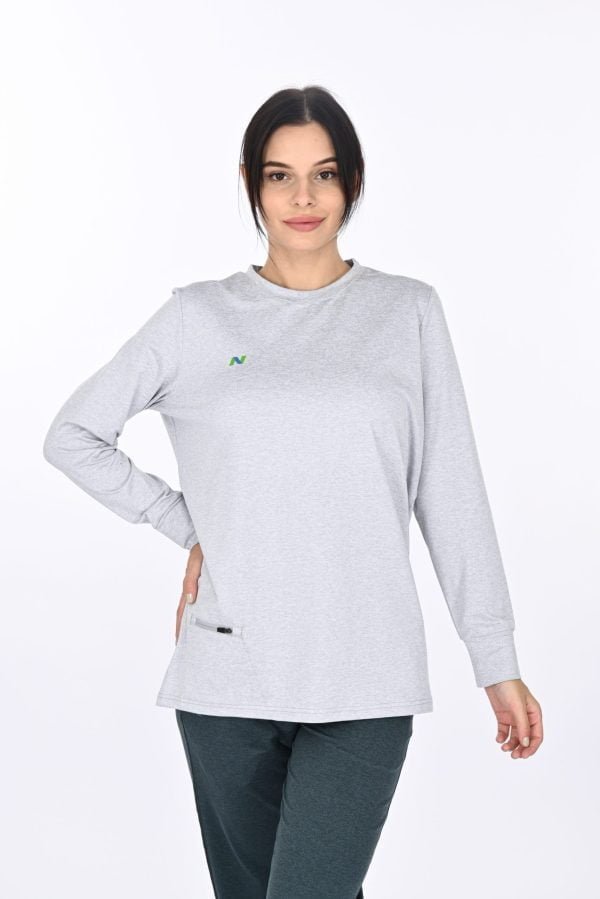 Platinum Heather Pullover Classic